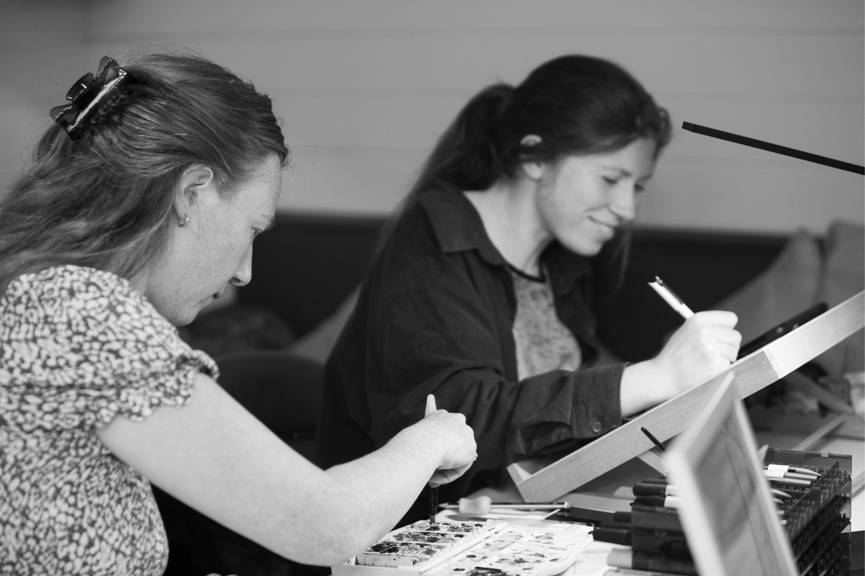 live illustration painting assistant london - Ian John Cook Photography